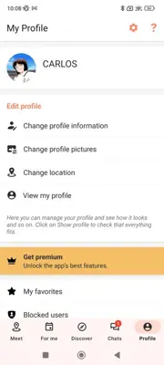 Meet5: Meet new people android App screenshot 1